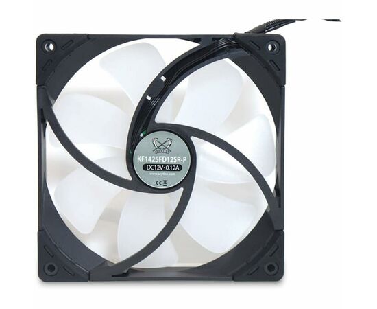 Кулер для корпуса Scythe Kaze Flex 140 mm Square RGB PWM (KF1425FD12SR-P), изображение 3 Кулер для корпуса Scythe Kaze Flex 140 mm Square RGB PWM (KF1425FD12SR-P), изображение 3