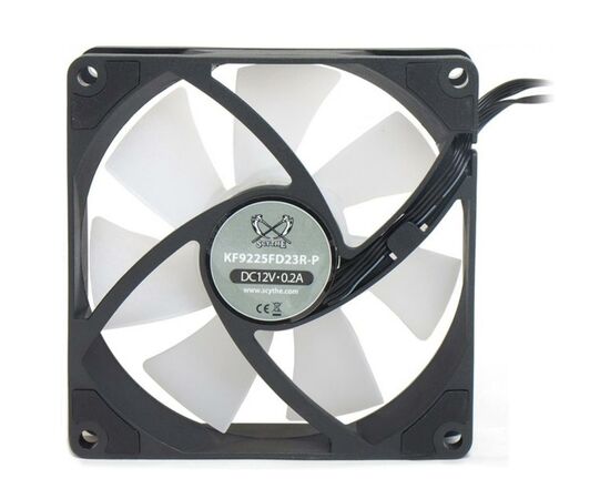 Кулер для корпуса Scythe Kaze Flex 92 mm RGB PWM (KF9225FD23R-P), изображение 3 Кулер для корпуса Scythe Kaze Flex 92 mm RGB PWM (KF9225FD23R-P), изображение 3