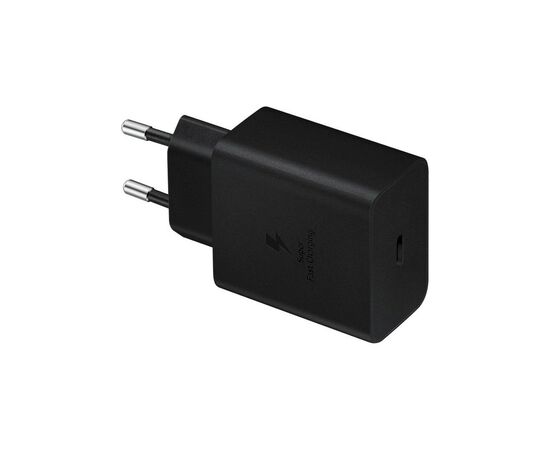 Зарядний пристрій Samsung 45W Compact Power Adapter (w C to C Cable) Black (EP-T4510XBEGEU)