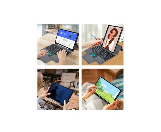 Чехол для планшета AirOn Premium Samsung Galaxy Tab S9 11'' 2023 + Keyboard (4822352781117), изображение 6 Чехол для планшета AirOn Premium Samsung Galaxy Tab S9 11'' 2023 + Keyboard (4822352781117), изображение 6