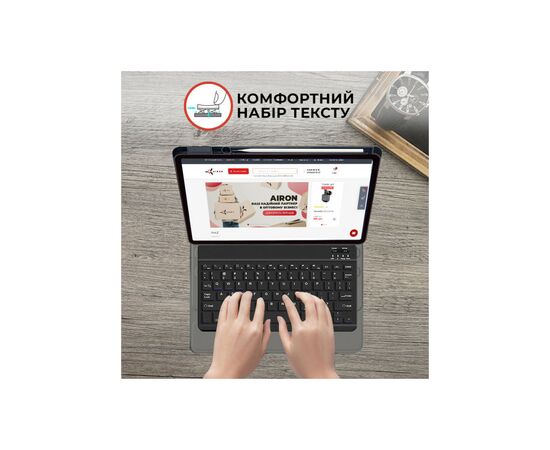 Чехол для планшета AirOn Premium Xiaomi MiPad 6/6 Pro 11'' 2023 + Bluetooth Keyboard (4822352781113), изображение 4 Чехол для планшета AirOn Premium Xiaomi MiPad 6/6 Pro 11'' 2023 + Bluetooth Keyboard (4822352781113), изображение 4