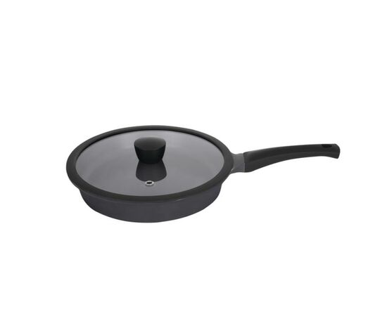 Сковорода Ringel Zitrone black с крышкой 28 см (RG-2108-28 BL), изображение 2