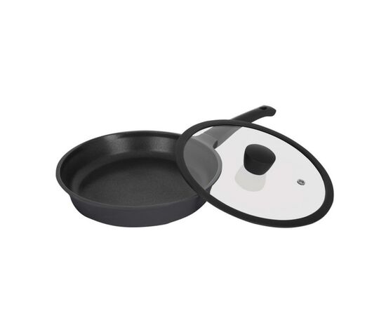Сковорода Ringel Zitrone black с крышкой 28 см (RG-2108-28 BL)