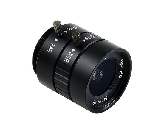 Объектив Waveshare 6mm Wide Angle Lens for Pi Camera Module (18039), изображение 3 Объектив Waveshare 6mm Wide Angle Lens for Pi Camera Module (18039), изображение 3