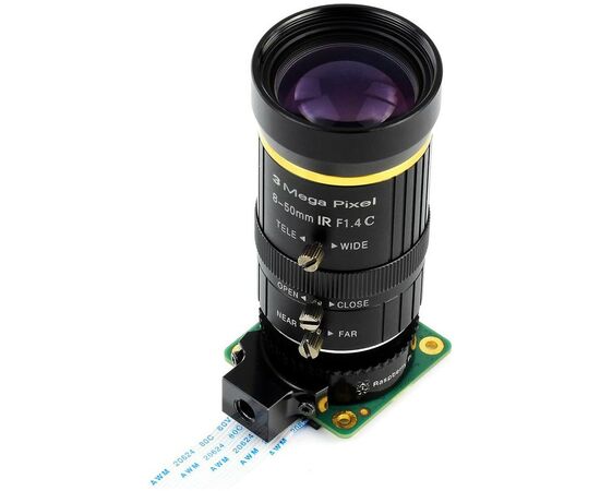 Объектив Waveshare 8-50mm Zoom Lens for Pi Camera Module (18245), изображение 7 Объектив Waveshare 8-50mm Zoom Lens for Pi Camera Module (18245), изображение 7