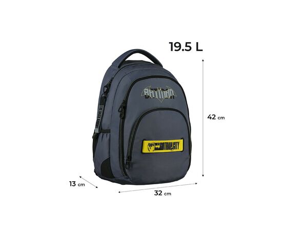 Рюкзак шкільний Kite Education teens 905M DC Comics Batman (DC24-905M), зображення 2 Рюкзак шкільний Kite Education teens 905M DC Comics Batman (DC24-905M), зображення 2