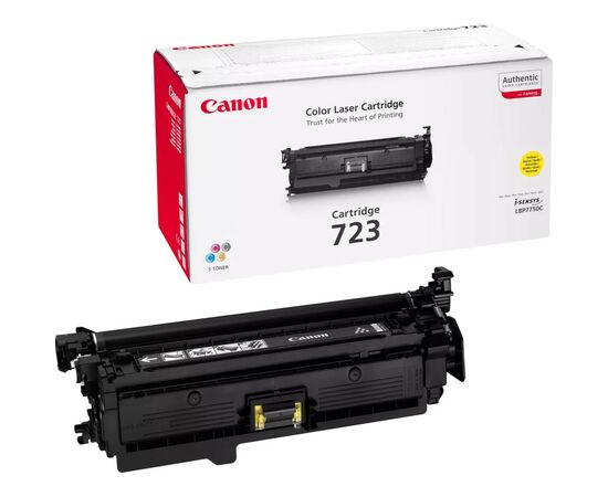 Картридж Canon 723 для LBP7750/LBP7750Cdn yellow (2641B002), изображение 3
