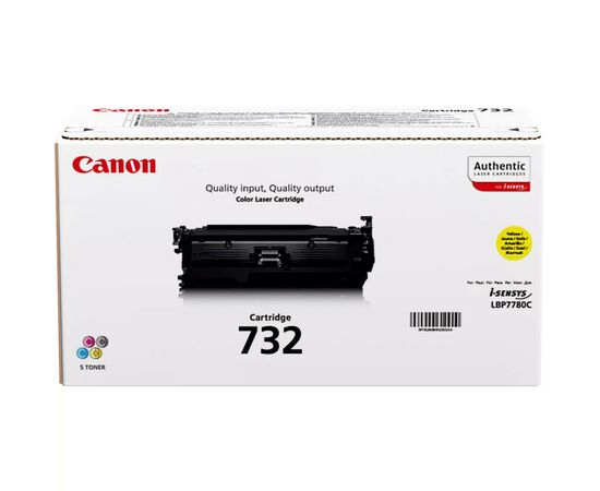 Картридж Canon 732 Y для LBP7780 yellow (6260B002), изображение 2 Картридж Canon 732 Y для LBP7780 yellow (6260B002), изображение 2