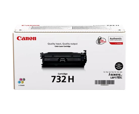 Картридж Canon 732H BK для LBP7780 black (6264B002), изображение 2 Картридж Canon 732H BK для LBP7780 black (6264B002), изображение 2