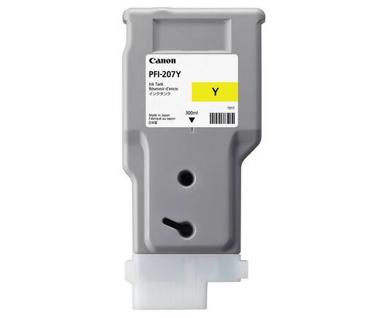 Картридж Canon PFI-207Y 300ml yellow (8792B001), изображение 2