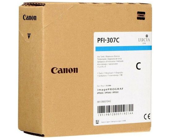 Картридж Canon PFI-307C cyan (330ml) (9812B001)