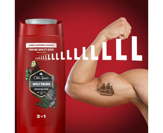 Гель для душа Old Spice Wolfthorn 675 мл (8006540280249), изображение 9 Гель для душа Old Spice Wolfthorn 675 мл (8006540280249), изображение 9