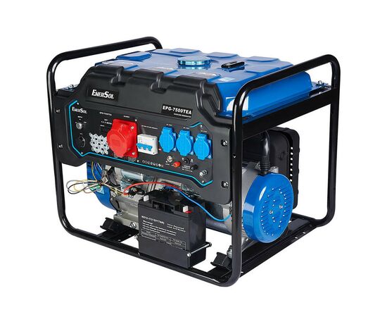 Генератор Enersol 3-фаз. 7.5 kW, двиг, EnerSol ES-450G (EPG-7500TEA_B), зображення 2 Генератор Enersol 3-фаз. 7.5 kW, двиг, EnerSol ES-450G (EPG-7500TEA_B), зображення 2