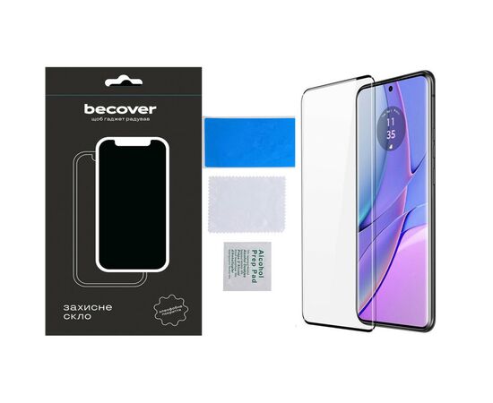 Стекло защитное BeCover Motorola Edge 40 Neo Black (711164), изображение 4 Стекло защитное BeCover Motorola Edge 40 Neo Black (711164), изображение 4
