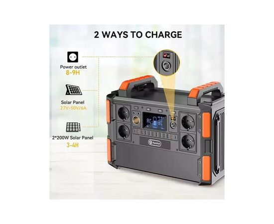 Зарядная станция FlashFish F132, 1000W (F132), изображение 7 Зарядная станция FlashFish F132, 1000W (F132), изображение 7