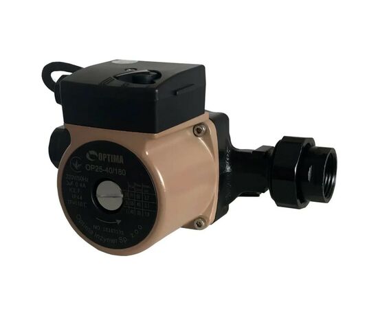 Циркуляційний насос Optima OP25-40-180, G 1 1/4", 10 бар, 180мм, 71Вт, 230В (8120), зображення 2 Циркуляційний насос Optima OP25-40-180, G 1 1/4", 10 бар, 180мм, 71Вт, 230В (8120), зображення 2