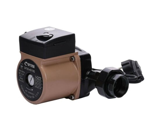 Циркуляційний насос Optima OP25-40-180, G 1 1/4", 10 бар, 180мм, 71Вт, 230В (8120), зображення 3 Циркуляційний насос Optima OP25-40-180, G 1 1/4", 10 бар, 180мм, 71Вт, 230В (8120), зображення 3