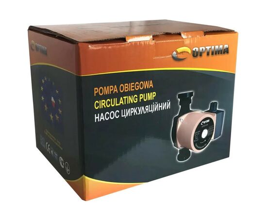Циркуляційний насос Optima OP25-40-180, G 1 1/4", 10 бар, 180мм, 71Вт, 230В (8120), зображення 7 Циркуляційний насос Optima OP25-40-180, G 1 1/4", 10 бар, 180мм, 71Вт, 230В (8120), зображення 7