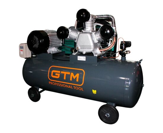Компрессор GTM 7,5кВт, 10бар, 220л, 1100/900л/мин, 380В (KC3090-220L)