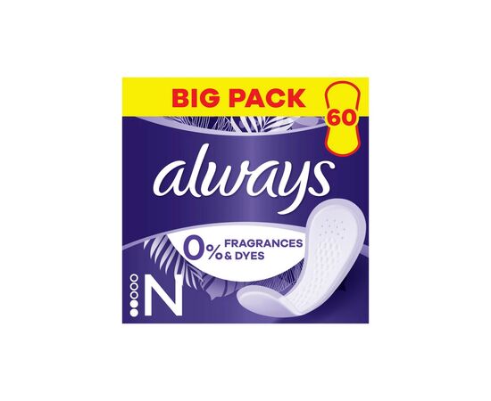 Ежедневные прокладки Always Daily Fresh Normal Без запаха 60 шт. (8700216461863)