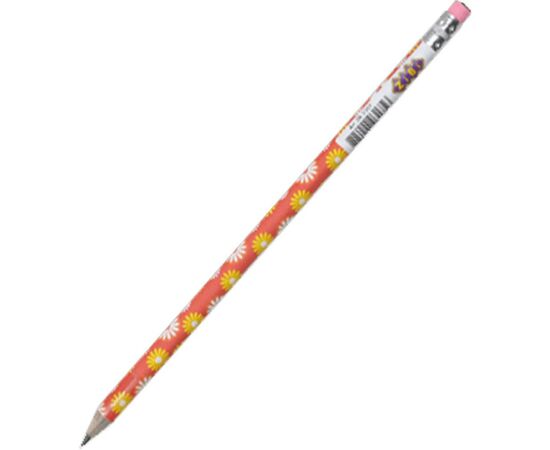 Карандаш графитный ZiBi BERRIES, HB, with eraser, tube (ZB.2308)