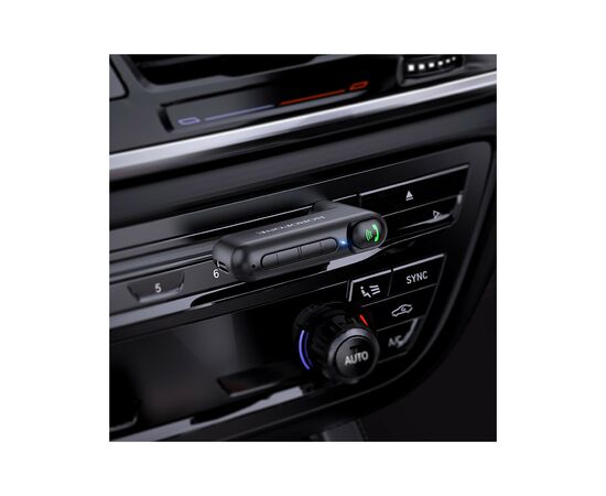 FM модулятор BOROFONE BC35 Wideway car AUX BT receiver Black (BC35B), изображение 4 FM модулятор BOROFONE BC35 Wideway car AUX BT receiver Black (BC35B), изображение 4