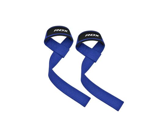 Кистевые лямки RDX W1 Gym Single Strap Blue Plus (WAN-W1U+), изображение 2 Кистевые лямки RDX W1 Gym Single Strap Blue Plus (WAN-W1U+), изображение 2