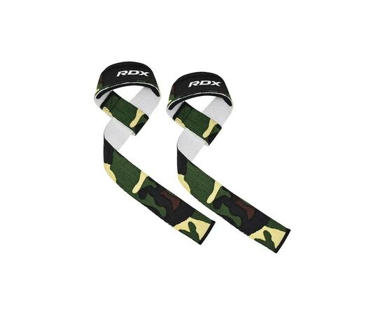 Кистевые лямки RDX W1 Gym Single Strap Camo Green Plus (WAN-W1CGN+), изображение 2 Кистевые лямки RDX W1 Gym Single Strap Camo Green Plus (WAN-W1CGN+), изображение 2