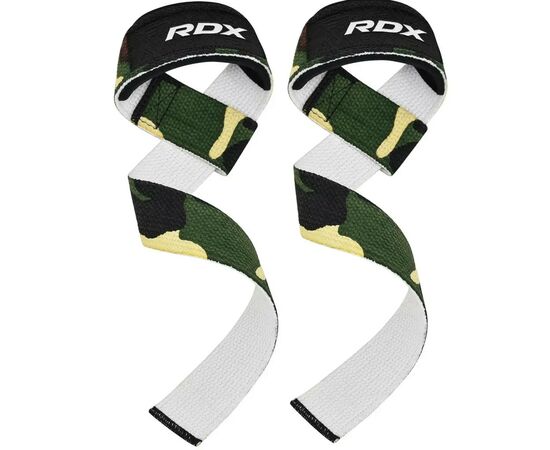 Кистьові лямки RDX W1 Gym Single Strap Camo Green Plus (WAN-W1CGN+)