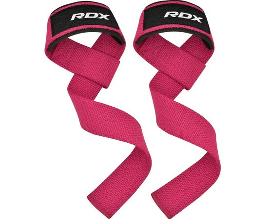 Кистевые лямки RDX W1 Gym Single Strap Pink Plus (WAN-W1P+)