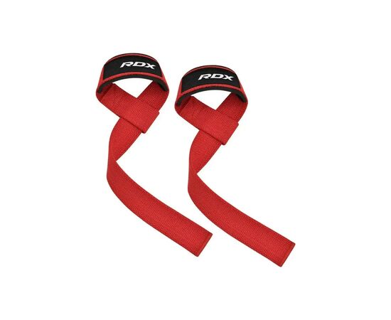 Кистевые лямки RDX W1 Gym Single Strap Red Plus (WAN-W1R+), изображение 2 Кистевые лямки RDX W1 Gym Single Strap Red Plus (WAN-W1R+), изображение 2