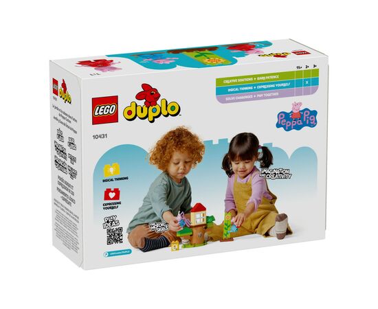 Конструктор LEGO DUPLO Peppa Pig Сад і будиночок на дереві Пеппи (10431), зображення 4 Конструктор LEGO DUPLO Peppa Pig Сад і будиночок на дереві Пеппи (10431), зображення 4