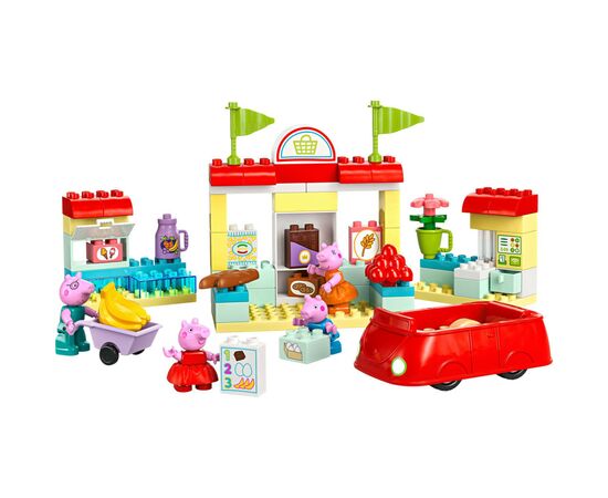 Конструктор LEGO DUPLO Peppa Pig Супермаркет Пеппи (10434), зображення 2 Конструктор LEGO DUPLO Peppa Pig Супермаркет Пеппи (10434), зображення 2