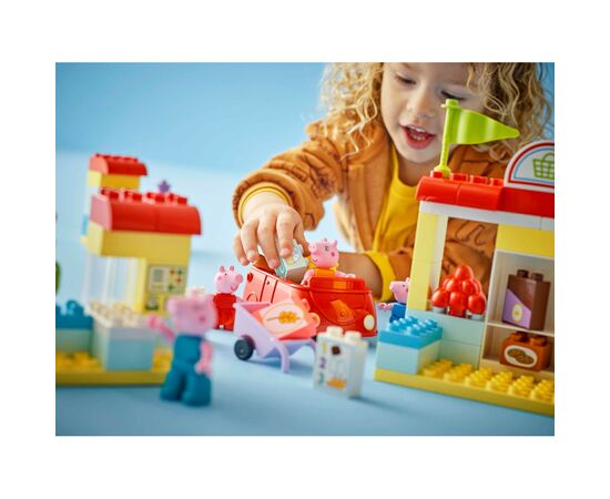 Конструктор LEGO DUPLO Peppa Pig Супермаркет Пеппи (10434), зображення 7 Конструктор LEGO DUPLO Peppa Pig Супермаркет Пеппи (10434), зображення 7
