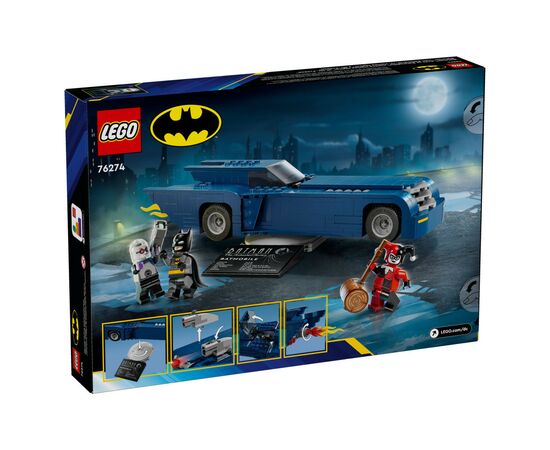 Конструктор LEGO Batman Бэтмен на бэтмобиле против Харли Квинн и Мистера Фриза (76274), изображение 7