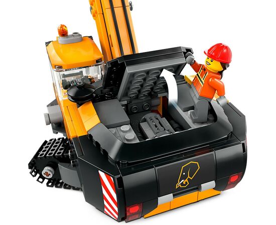 Конструктор LEGO City Желтый строительный экскаватор (60420), изображение 5