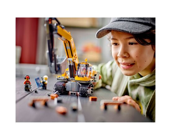 Конструктор LEGO City Желтый строительный экскаватор (60420), изображение 9