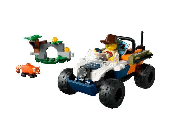 Конструктор LEGO City Квадроцикл для дослідження джунглів Місія Червоної панди (60424), зображення 2 Конструктор LEGO City Квадроцикл для дослідження джунглів Місія Червоної панди (60424), зображення 2