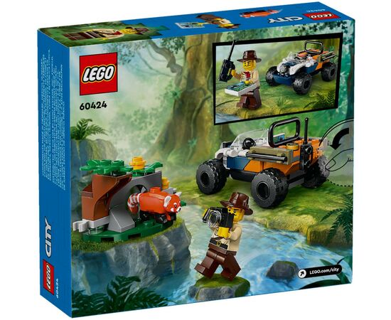 Конструктор LEGO City Квадроцикл для дослідження джунглів Місія Червоної панди (60424), зображення 6 Конструктор LEGO City Квадроцикл для дослідження джунглів Місія Червоної панди (60424), зображення 6
