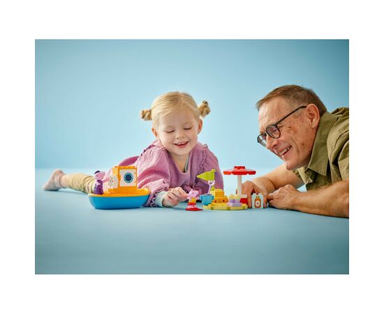 Конструктор LEGO DUPLO Peppa Pig Морская прогулка Пеппы на лодке (10432), изображение 5 Конструктор LEGO DUPLO Peppa Pig Морская прогулка Пеппы на лодке (10432), изображение 5