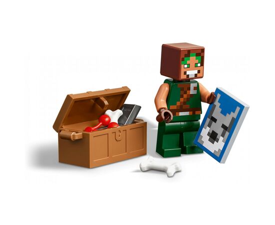 Конструктор LEGO Minecraft Волк из Цитадели (21261), изображение 7 Конструктор LEGO Minecraft Волк из Цитадели (21261), изображение 7