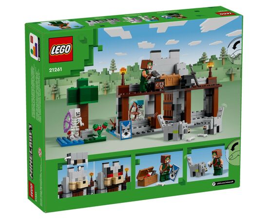 Конструктор LEGO Minecraft Волк из Цитадели (21261), изображение 8 Конструктор LEGO Minecraft Волк из Цитадели (21261), изображение 8