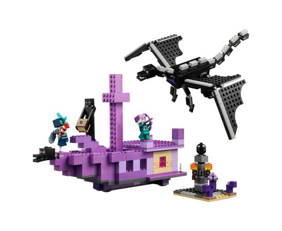 Конструктор LEGO Minecraft Дракон Енду і Корабель Краю (21264), зображення 2 Конструктор LEGO Minecraft Дракон Енду і Корабель Краю (21264), зображення 2