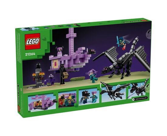 Конструктор LEGO Minecraft Дракон Енду і Корабель Краю (21264), зображення 8 Конструктор LEGO Minecraft Дракон Енду і Корабель Краю (21264), зображення 8