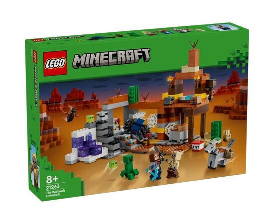 Конструктор LEGO Minecraft Покинута шахта у безплідних землях (21263)