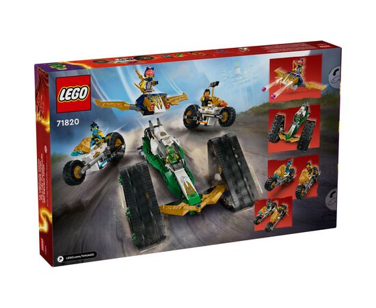 Конструктор LEGO Ninjago Комби-автомобиль команды ниндзя (71820), изображение 9 Конструктор LEGO Ninjago Комби-автомобиль команды ниндзя (71820), изображение 9