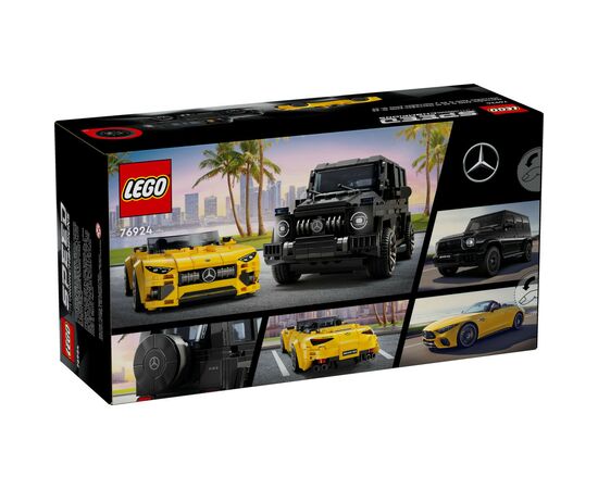 Конструктор LEGO Speed Champions Mercedes-AMG G 63 и Mercedes-AMG SL 63 (76924), изображение 9 Конструктор LEGO Speed Champions Mercedes-AMG G 63 и Mercedes-AMG SL 63 (76924), изображение 9