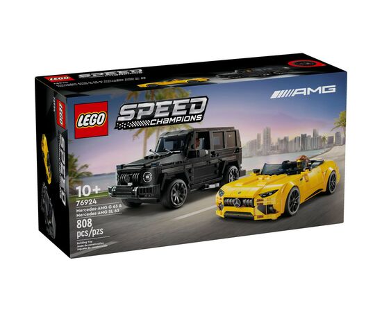 Конструктор LEGO Speed Champions Mercedes-AMG G 63 і Mercedes-AMG SL 63 (76924)