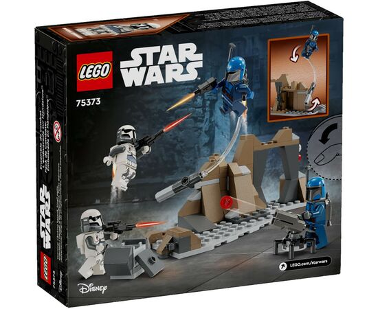 Конструктор LEGO Star Wars Боевой комплект Засада на Мандалоре (75373), изображение 5 Конструктор LEGO Star Wars Боевой комплект Засада на Мандалоре (75373), изображение 5