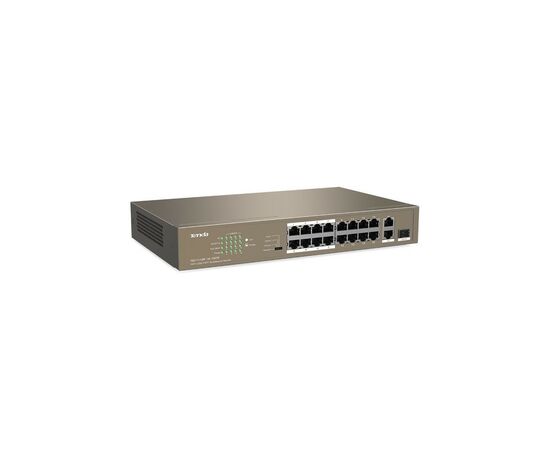 Коммутатор сетевой Tenda TEF1118P-16-150W, изображение 3 Коммутатор сетевой Tenda TEF1118P-16-150W, изображение 3